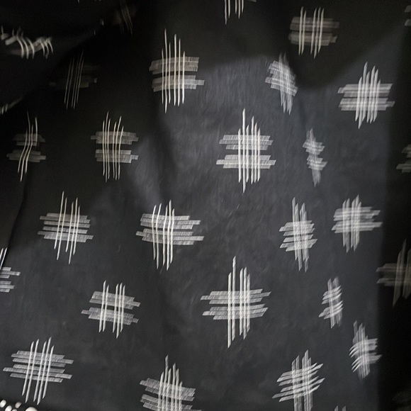 Style & Co. Black White floral print jacket (sz 10) - Picture 7 of 13